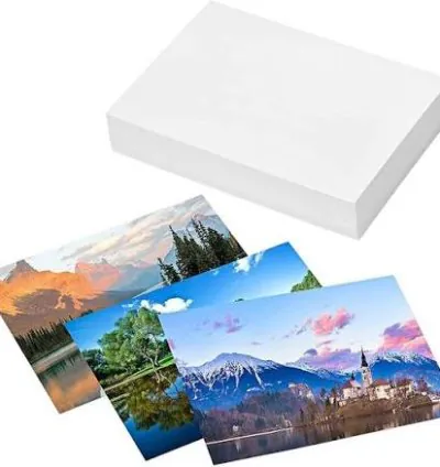 Glossy paper
